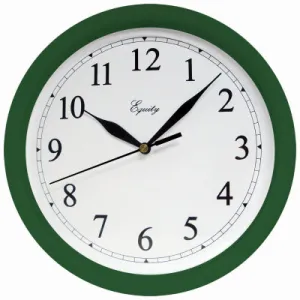 10"HGRN Plas Wall Clock