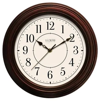 12" Faux WD Wall Clock