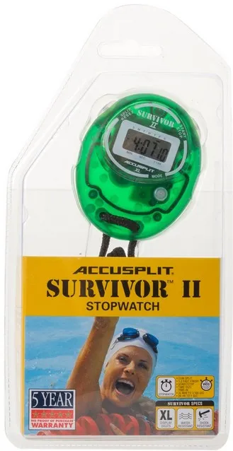 Accusplit Survivor II Stopwatch with Green Case