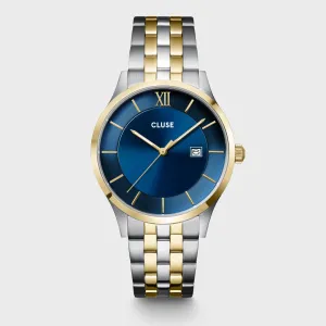 Aravis 3-Hand Watch, Blue, Bicolour