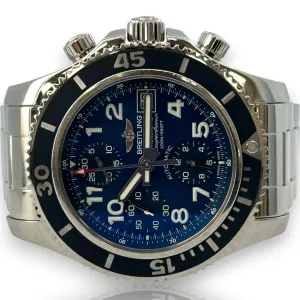 Breitling Super Ocean A13311 42mm Stainless Steel Blue Dial Watch