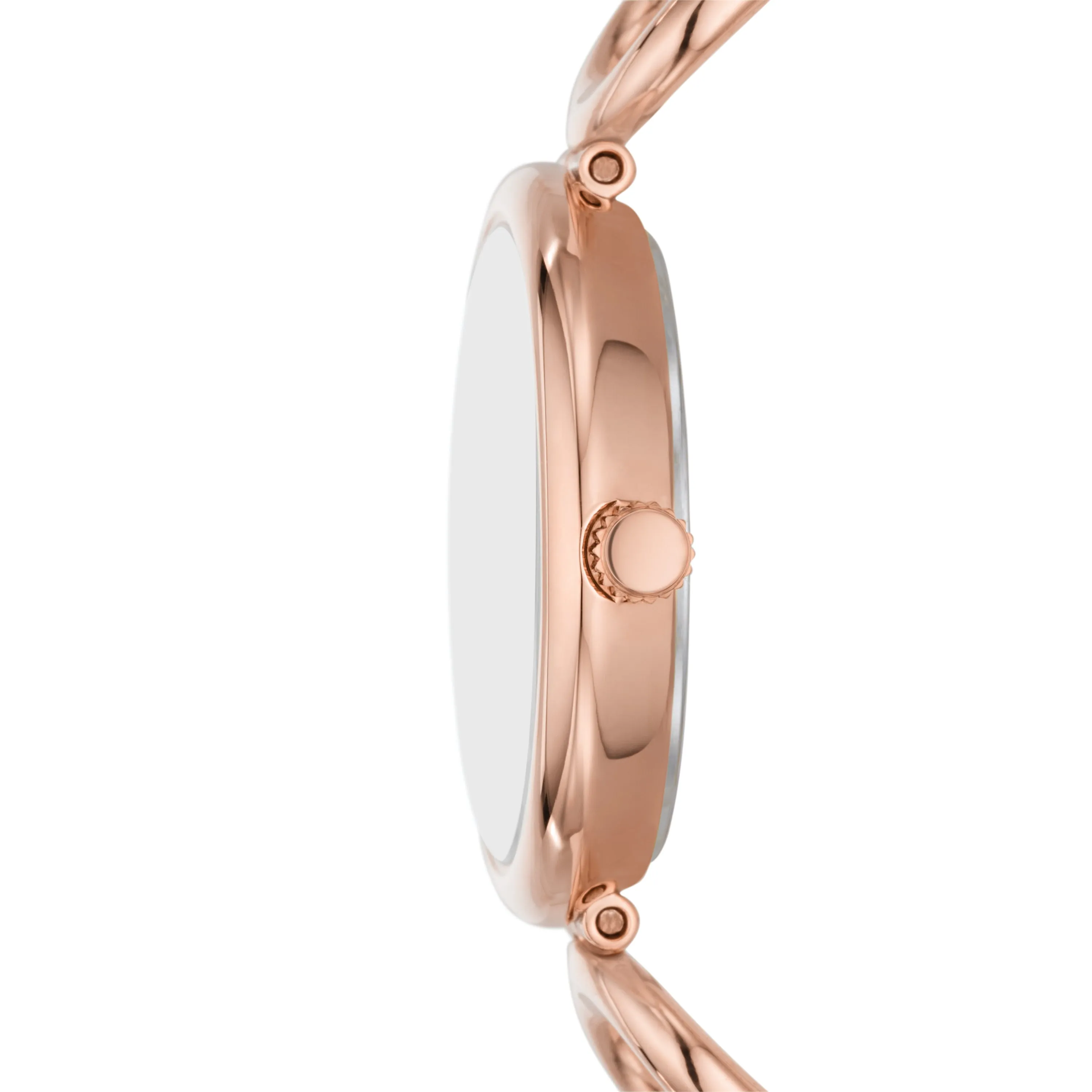 Carlie Three-Hand Rose Gold-Tone Stainless Steel Watch