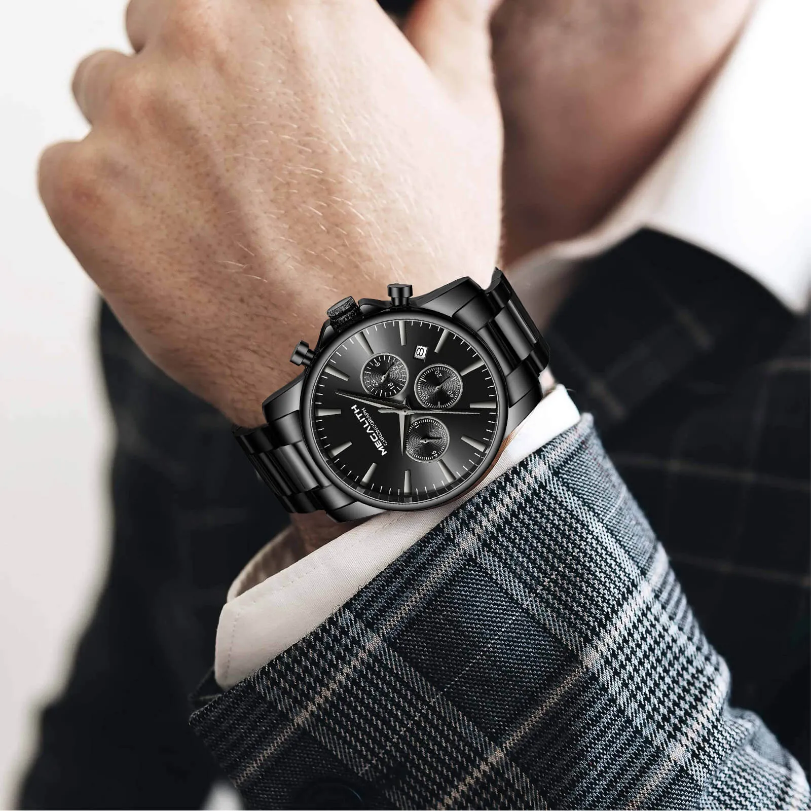 Chronograph Watch | Stainless Steel Band | 8264M