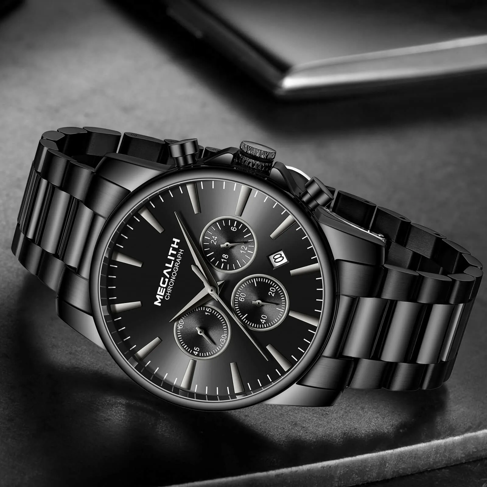 Chronograph Watch | Stainless Steel Band | 8264M