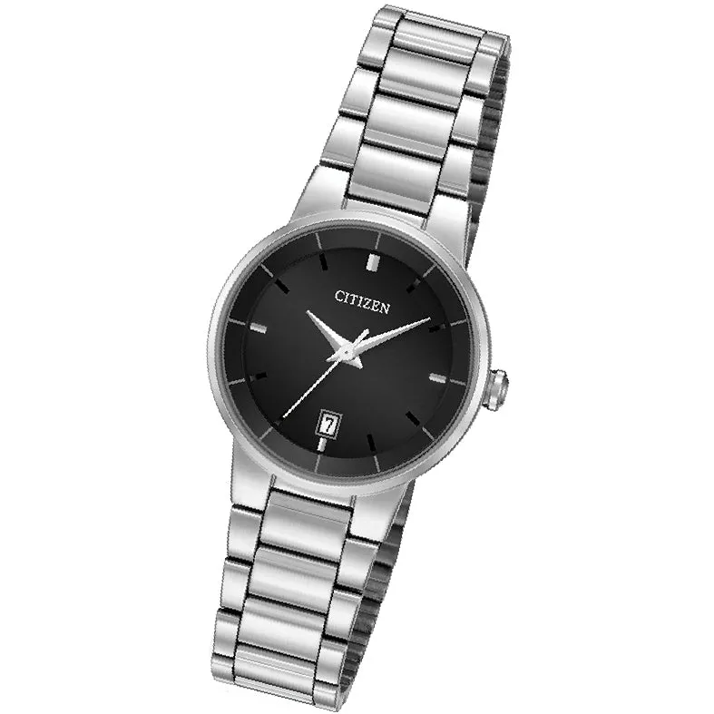 Citizen Ladies’ Quartz Watch with Stainless Bracelet