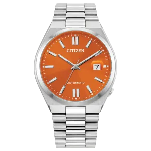 Citizen Tsuyosa Automatic Watch with Orange Dial NJ0151-53Z