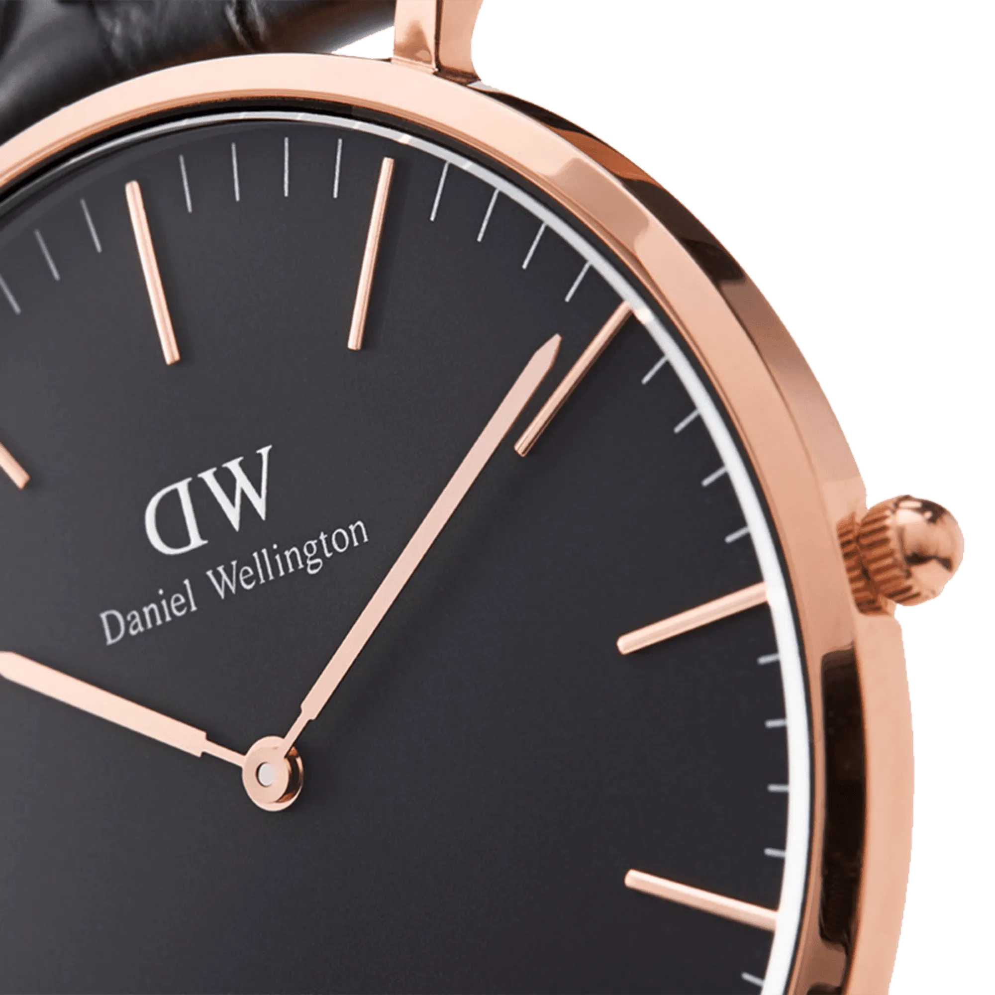 Daniel Wellington Classic 40 Cornwall Rose Gold & Black Watch