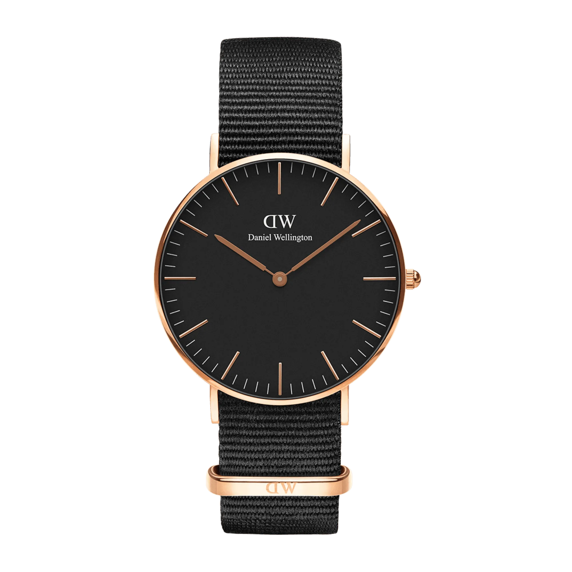 Daniel Wellington Classic 40 Cornwall Rose Gold & Black Watch