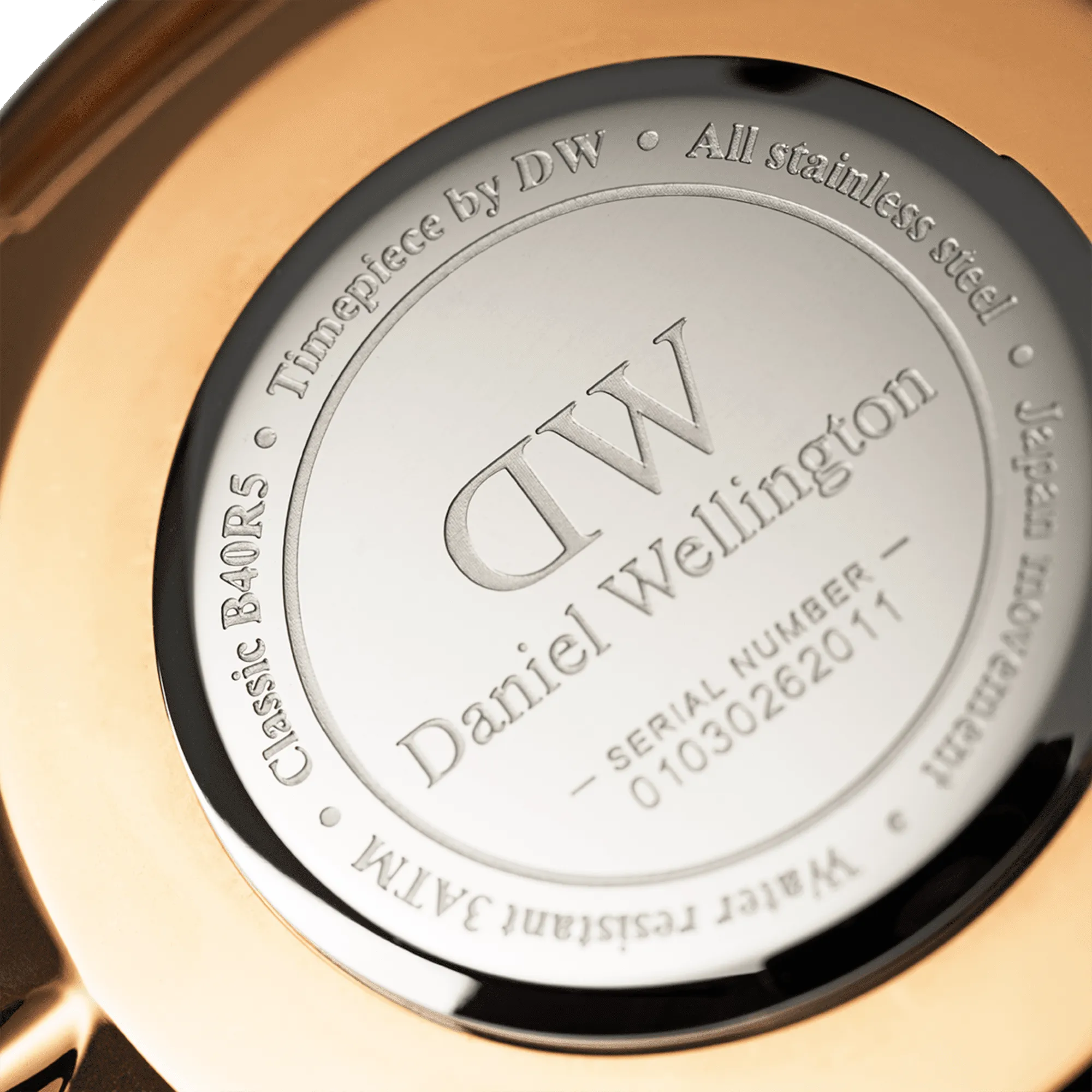 Daniel Wellington Classic 40 Cornwall Rose Gold & Black Watch