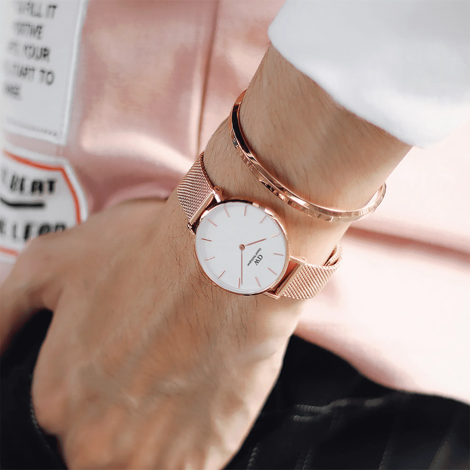 Daniel Wellington Classic Bracelet Rose Gold Large