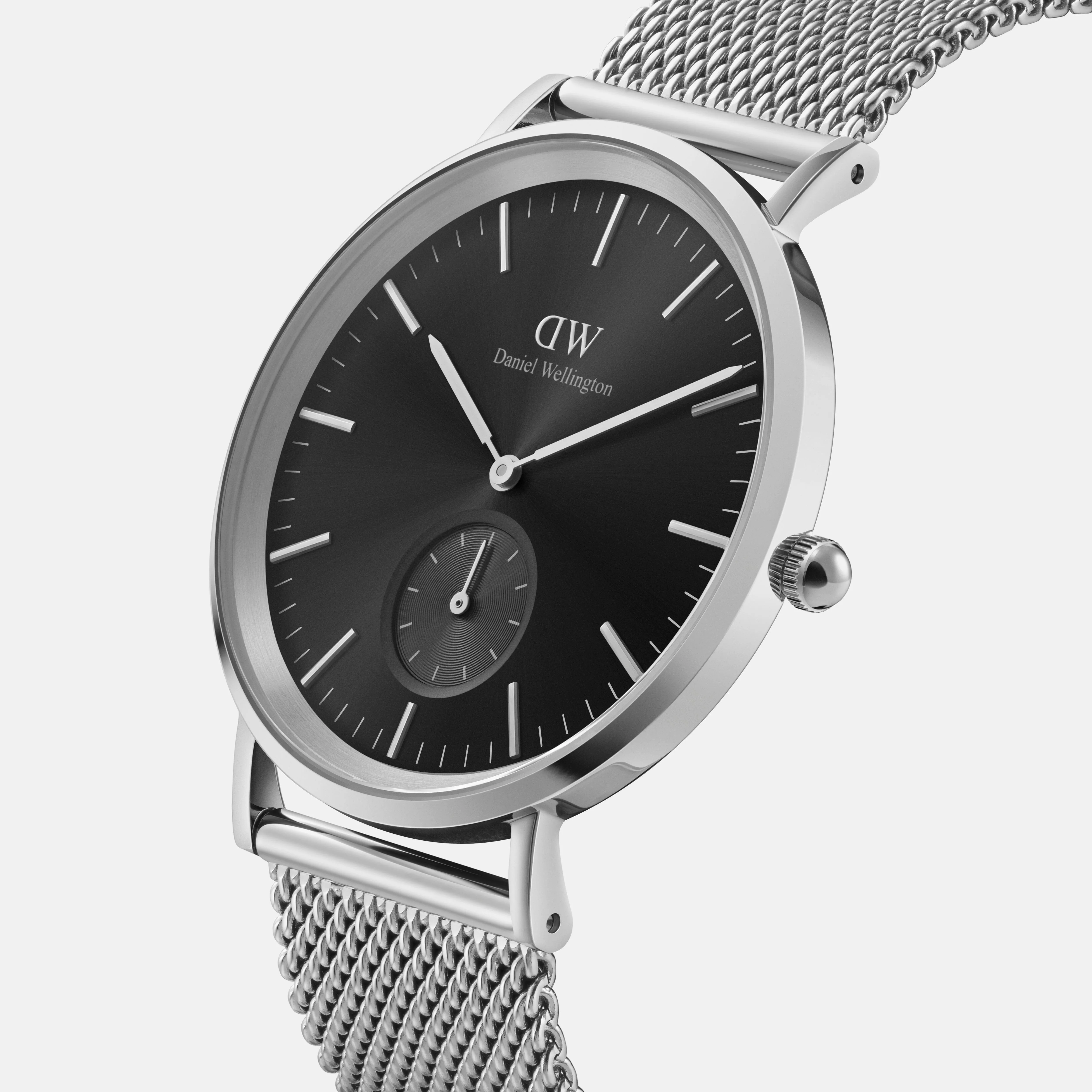 Daniel Wellington Classic Multi-Eye 40 Sterling S Onyx Watch