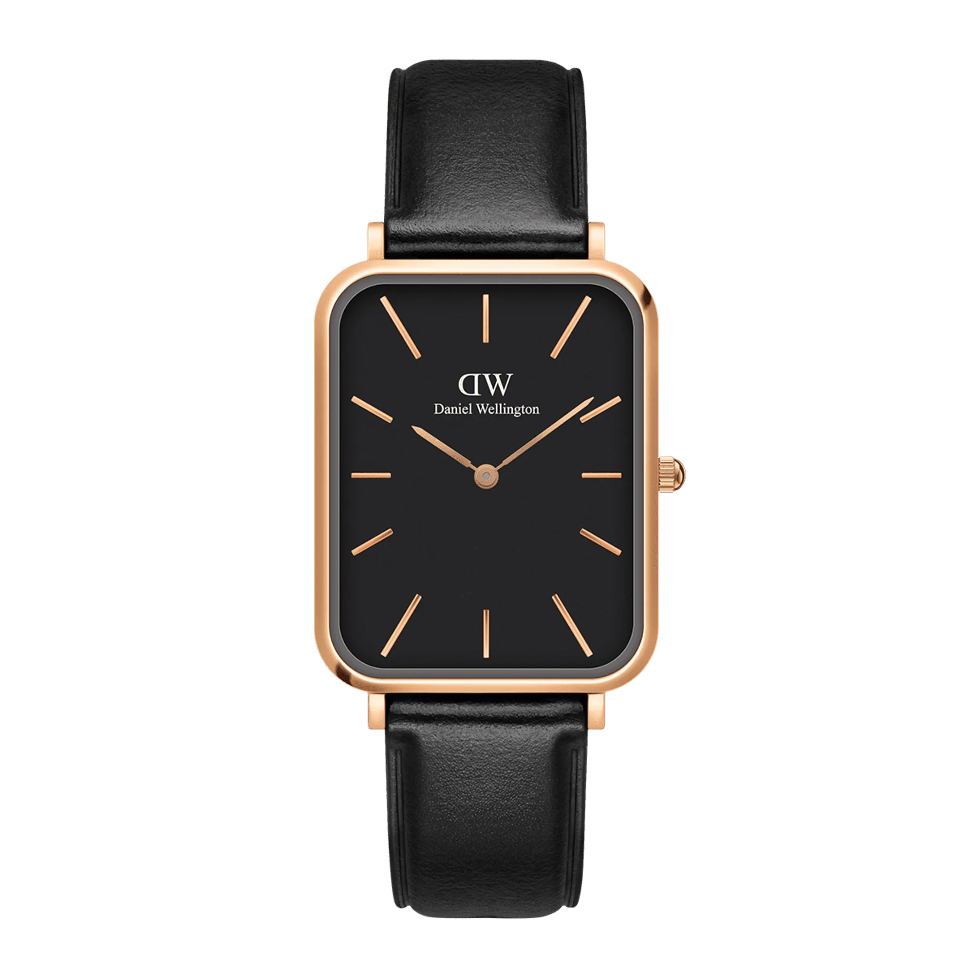 Daniel Wellington Quadro 20X26 Pressed Sheffield Rose Gold & Black Watch