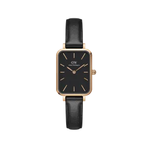 Daniel Wellington Quadro 20X26 Pressed Sheffield Rose Gold & Black Watch