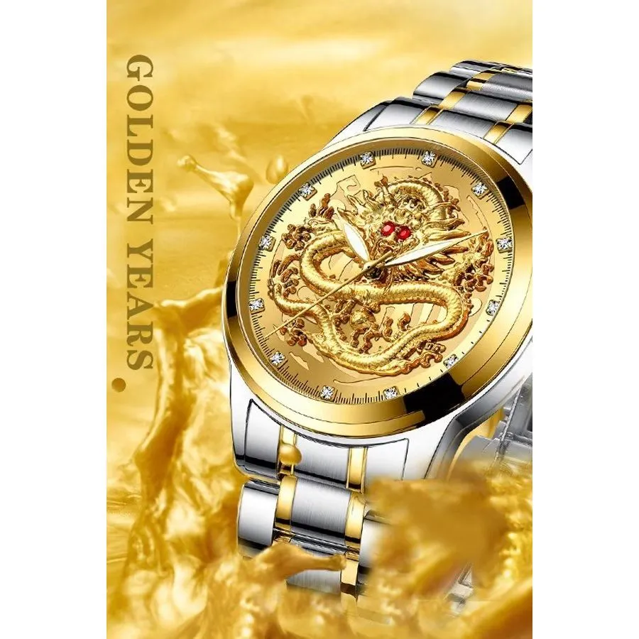 Elegant Gold QuartzTimepiece