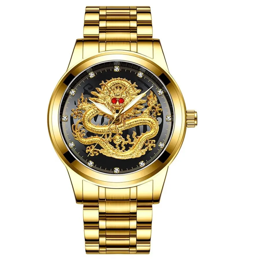 Elegant Gold QuartzTimepiece