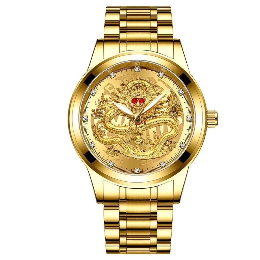 Elegant Gold QuartzTimepiece