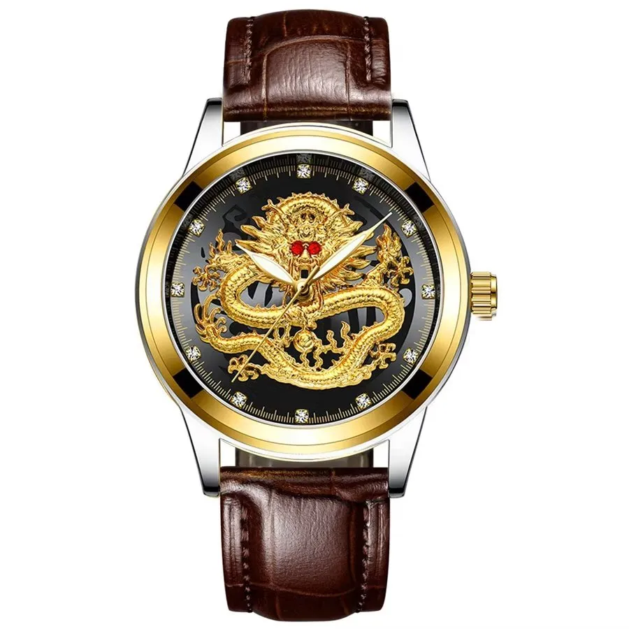 Elegant Gold QuartzTimepiece