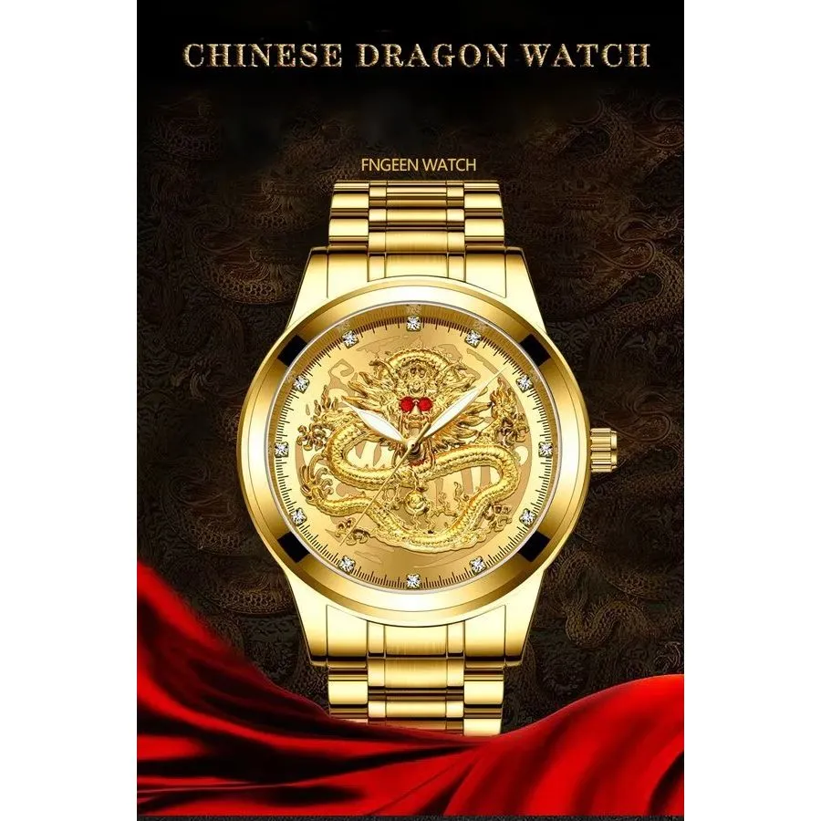 Elegant Gold QuartzTimepiece