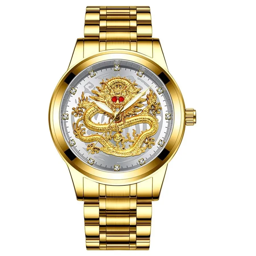 Elegant Gold QuartzTimepiece