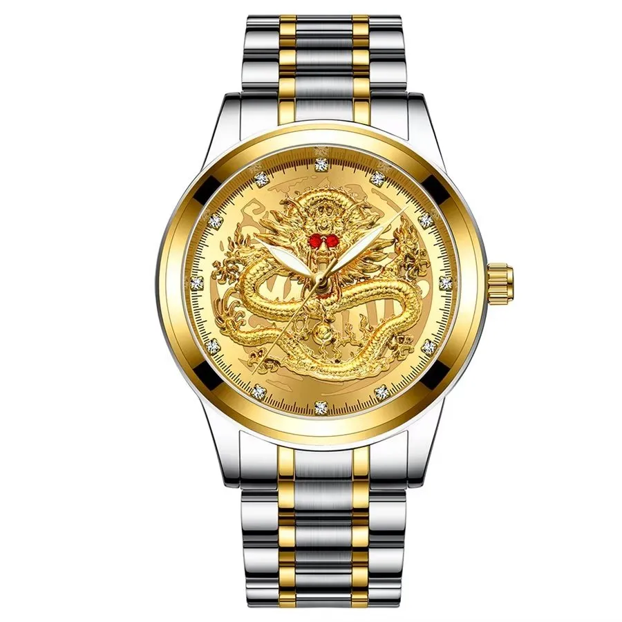 Elegant Gold QuartzTimepiece