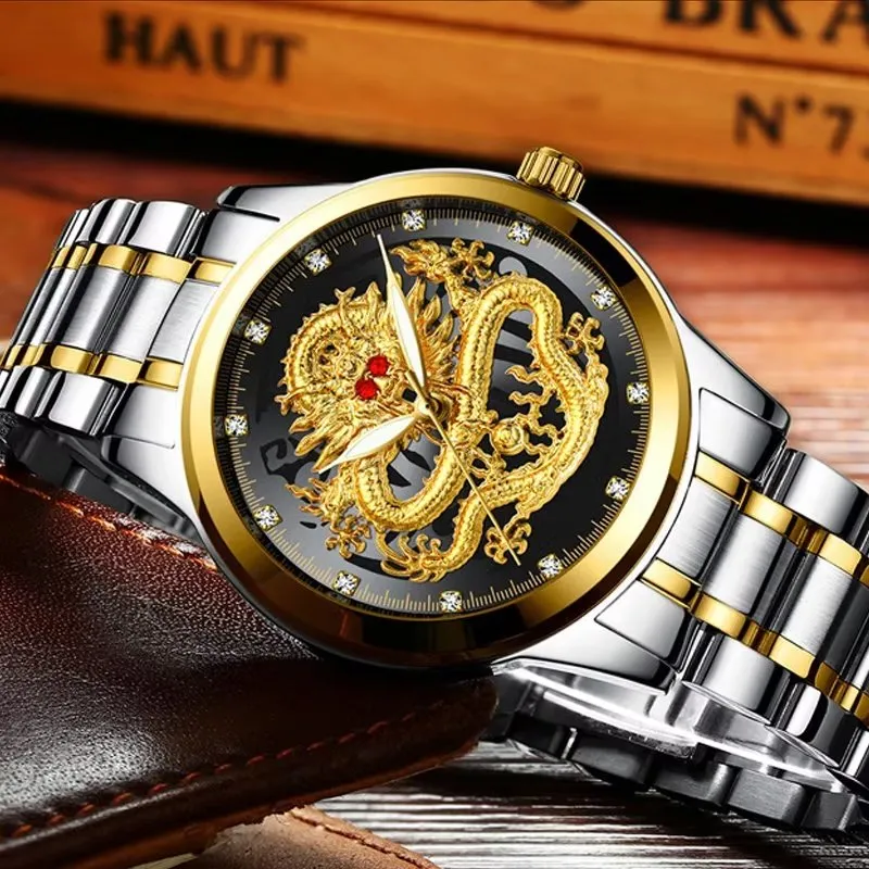 Elegant Gold QuartzTimepiece