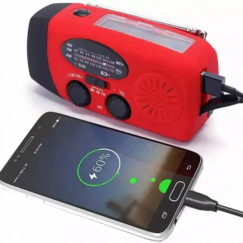 Emergency Solar Crank Radio