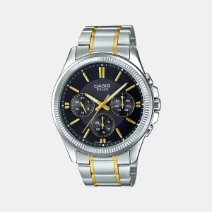 Enticer Men's Chronograph Stainless Steel Watch A1656 - MTP-1375HSG-1AVIF