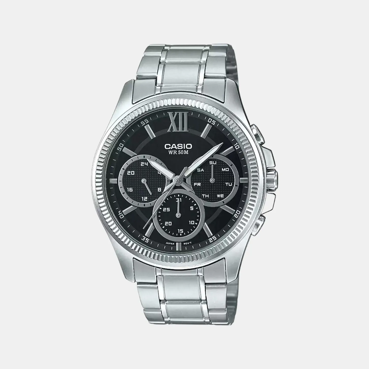 Enticer Men's Chronograph Stainless Steel Watch A1772 - MTP-E315HD-1AVIF