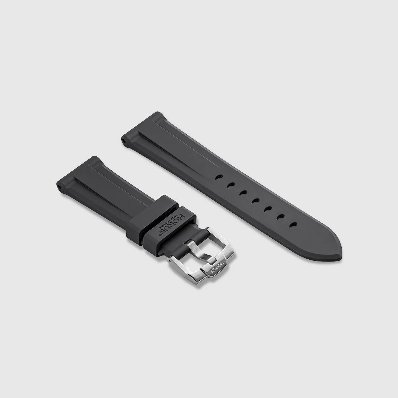 FKM Rubber Strap for Panerai Luminor - Carbon Grey