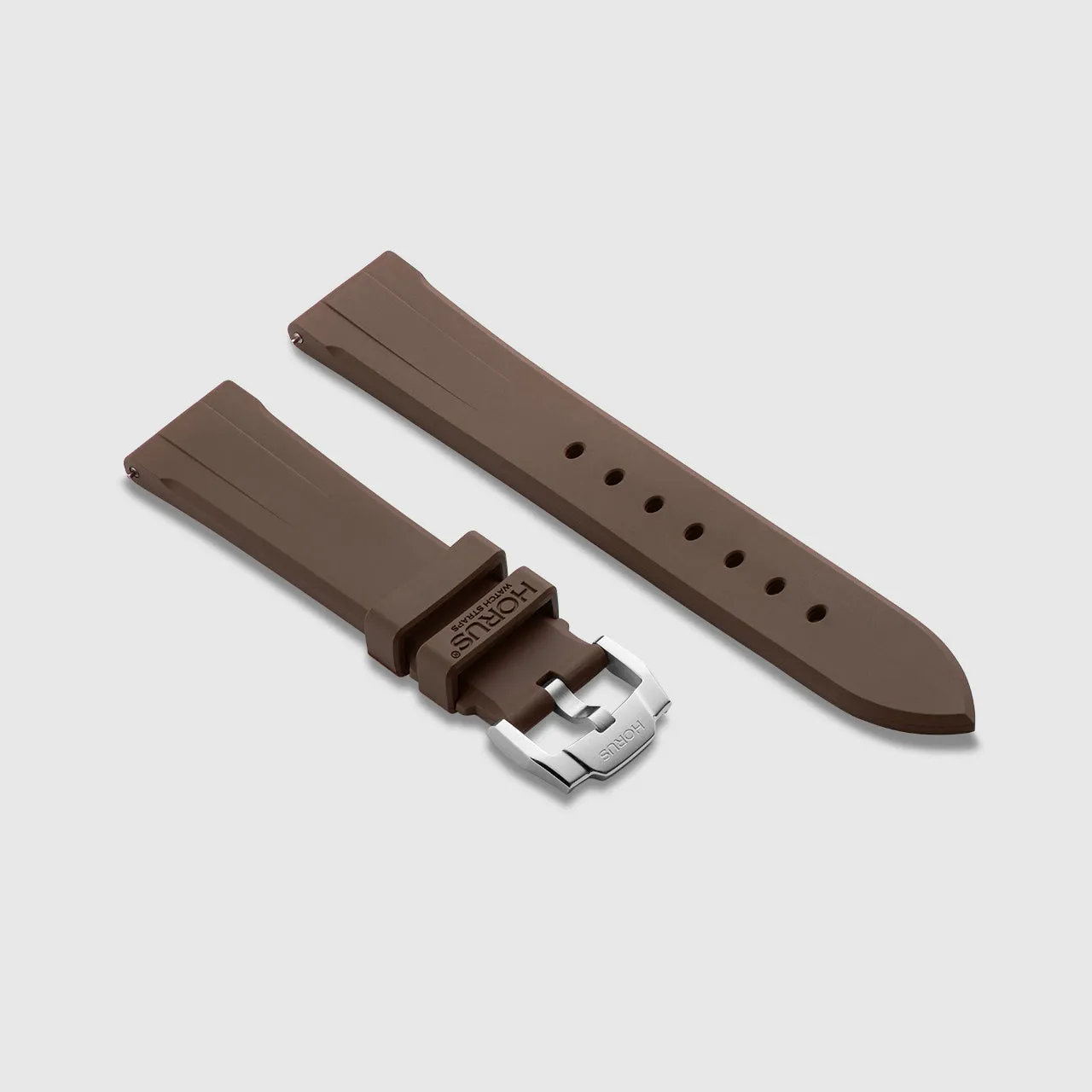 FKM Rubber Strap for Panerai Luminor - Mocha