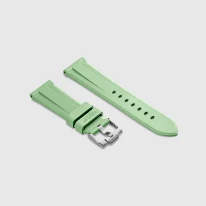 FKM Rubber Strap for Panerai Luminor - Sage Green