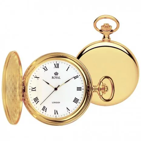 Gold Pocket Quartz Watch – Elegant & Accurate Timekeeping