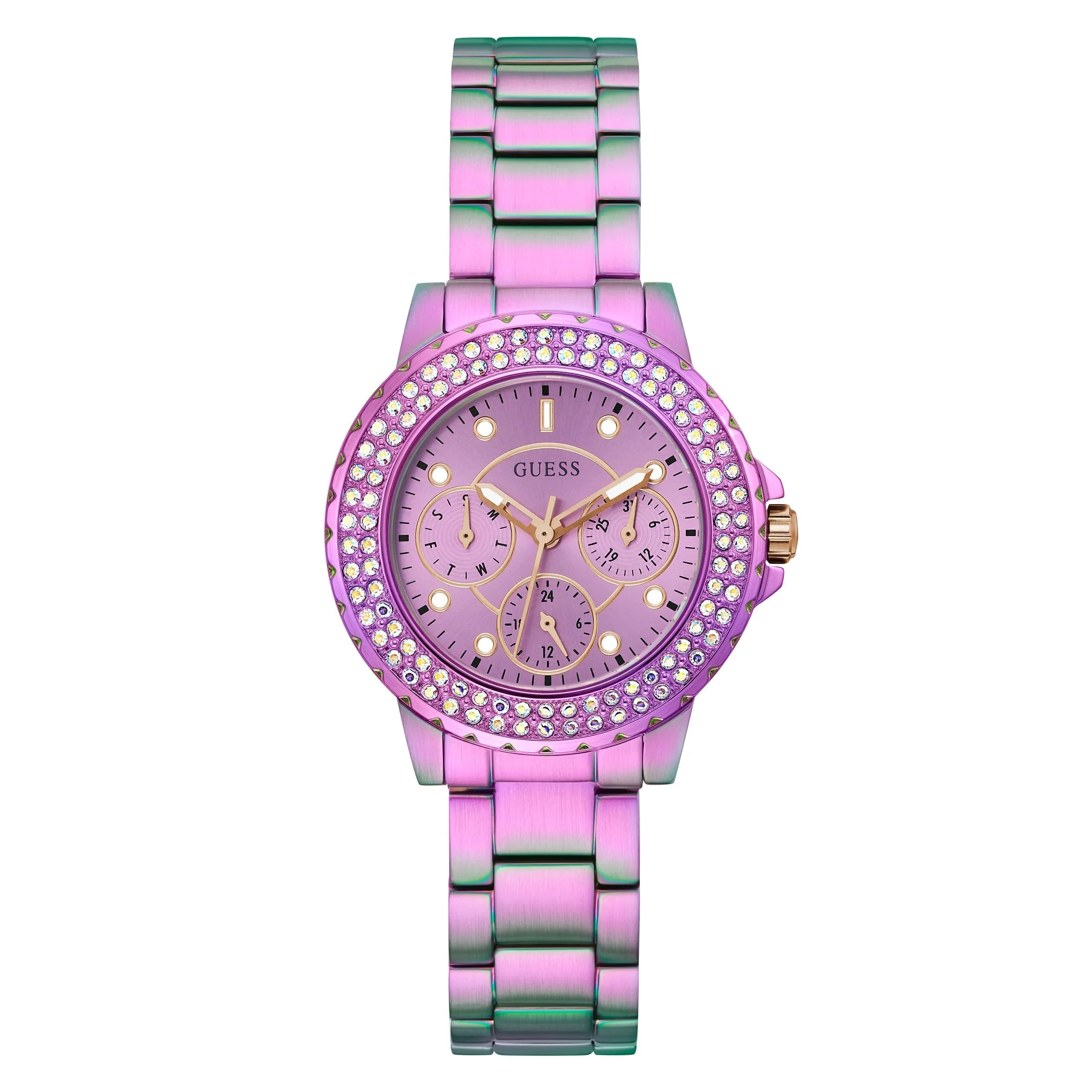 Guess GW0410L4 Ladies Crown Jewel Iridescent Watch