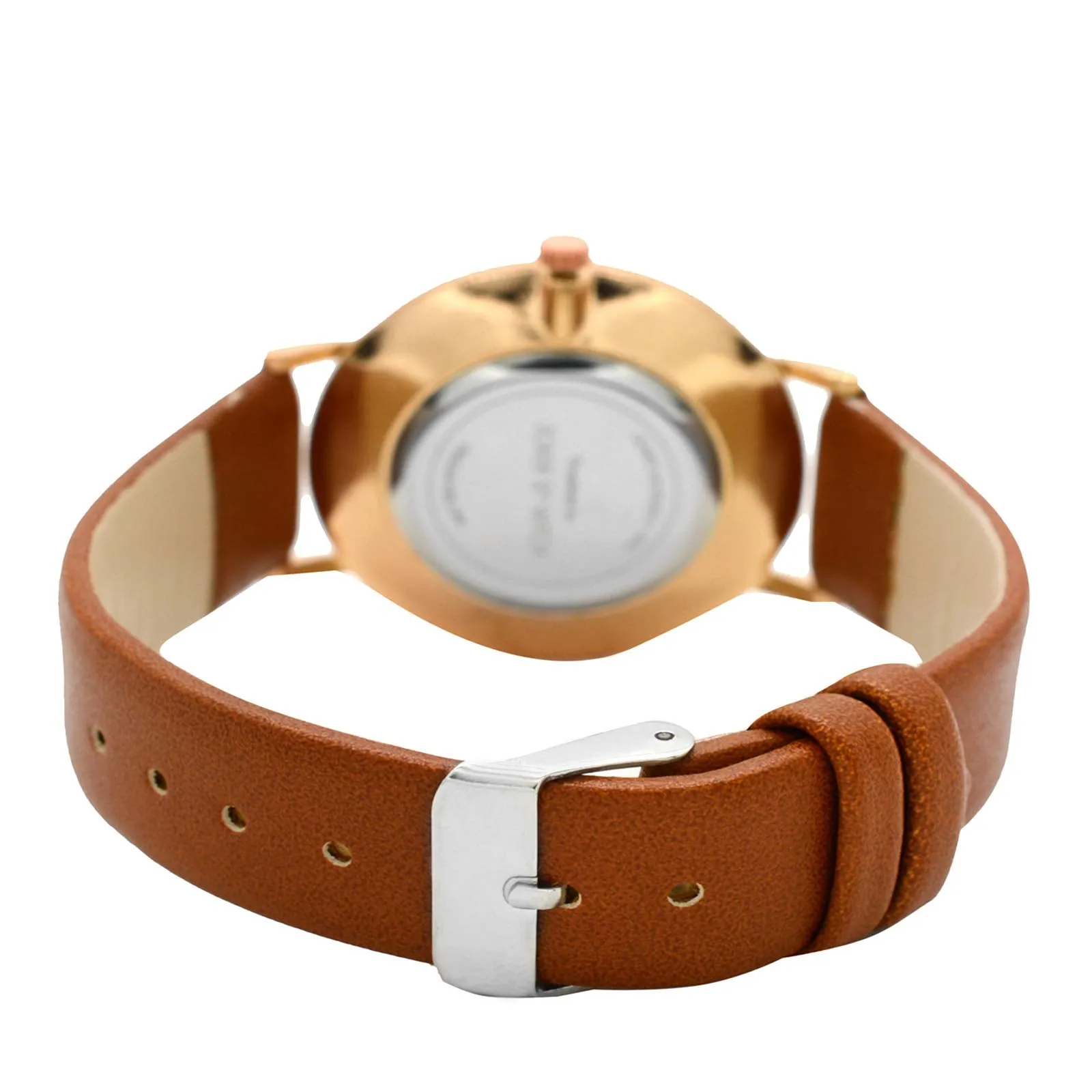 INES Sleek Tan Watch