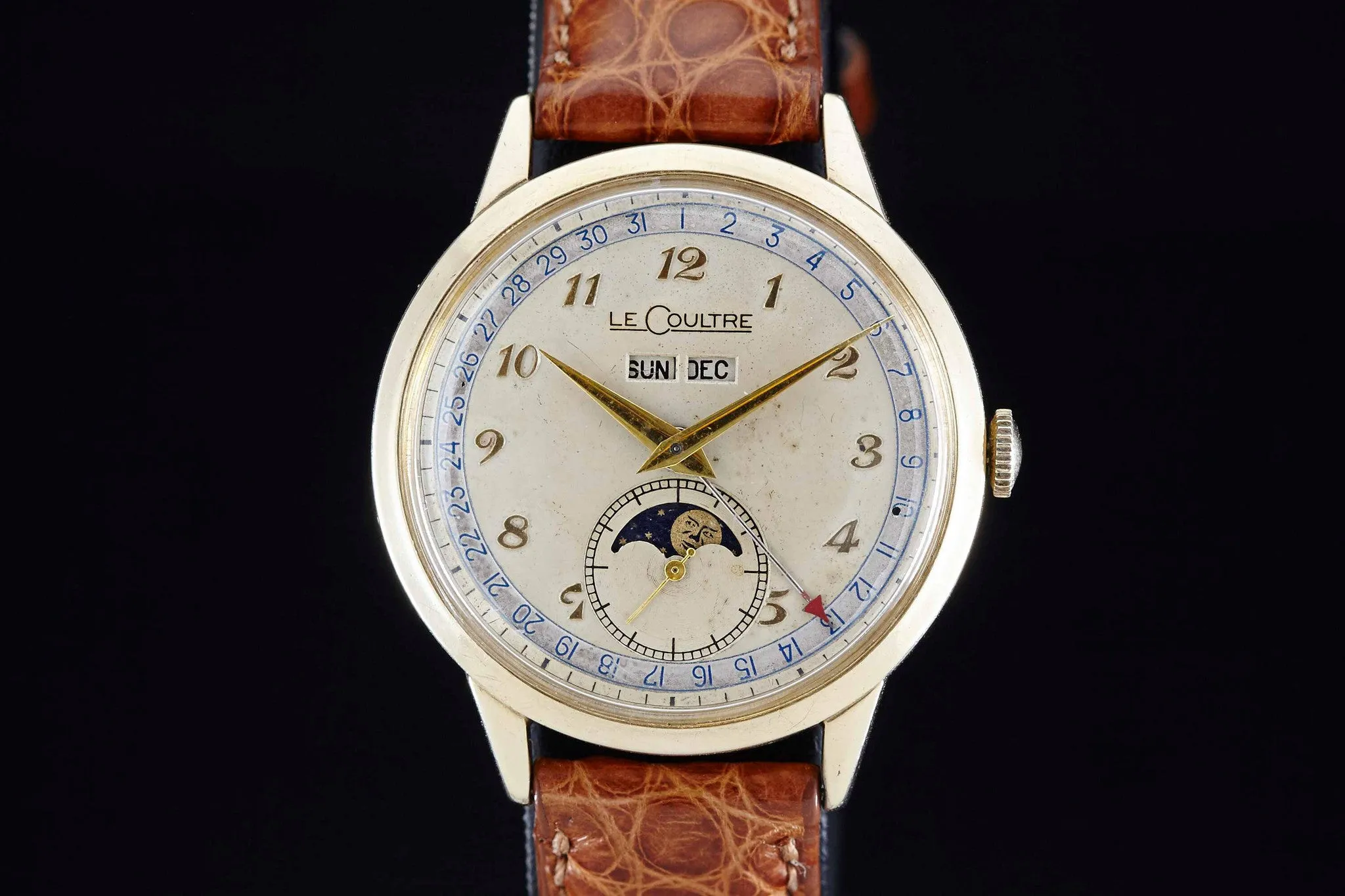 Jaeger LeCoultre Triple Date Moonphase