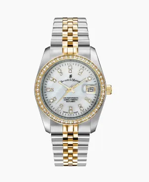 JDM Inspiration 36mm Two Tone Gold Jewel Watch