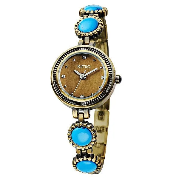 KIMIO Vintage Women Quartz Watches Luxury Lady Fashion Watch Special Design Casual Watch Women Wristwatch