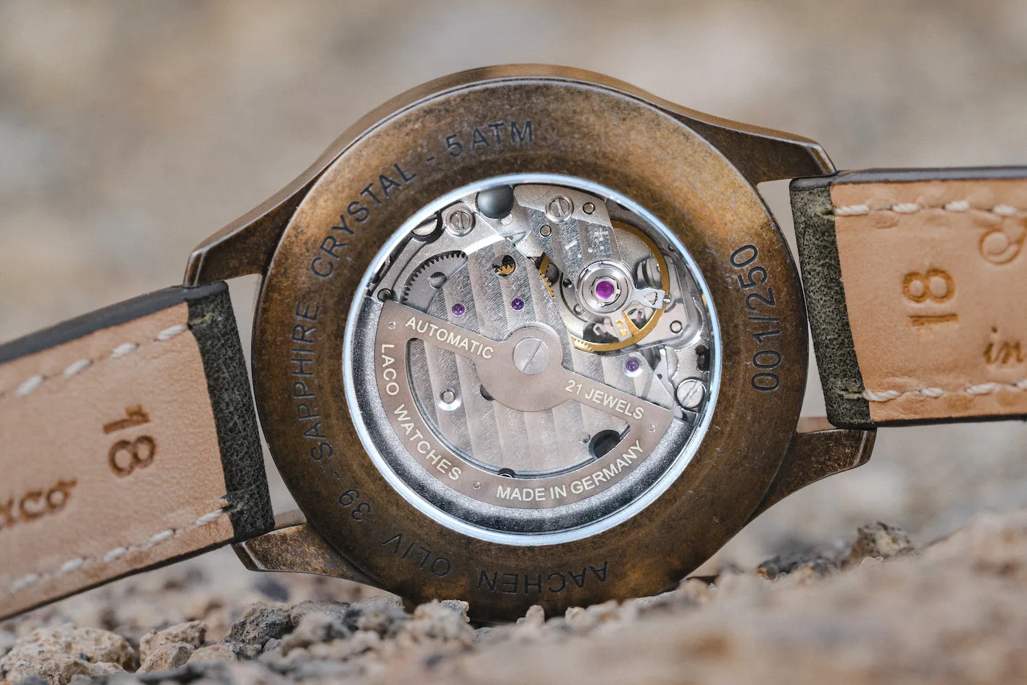 LAC Watch Aachen Olive 39 Limited Edition