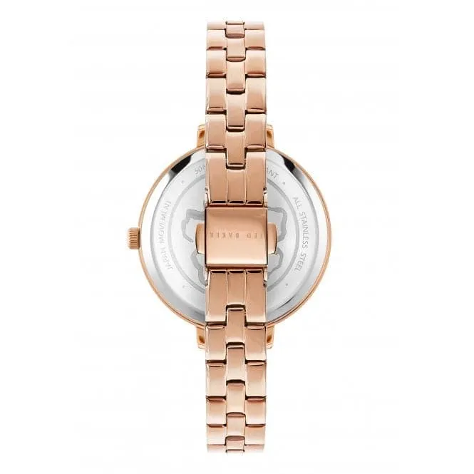 Ladies Daisen Stainless Steel Rose Gold-Tone Watch BKPDSS304