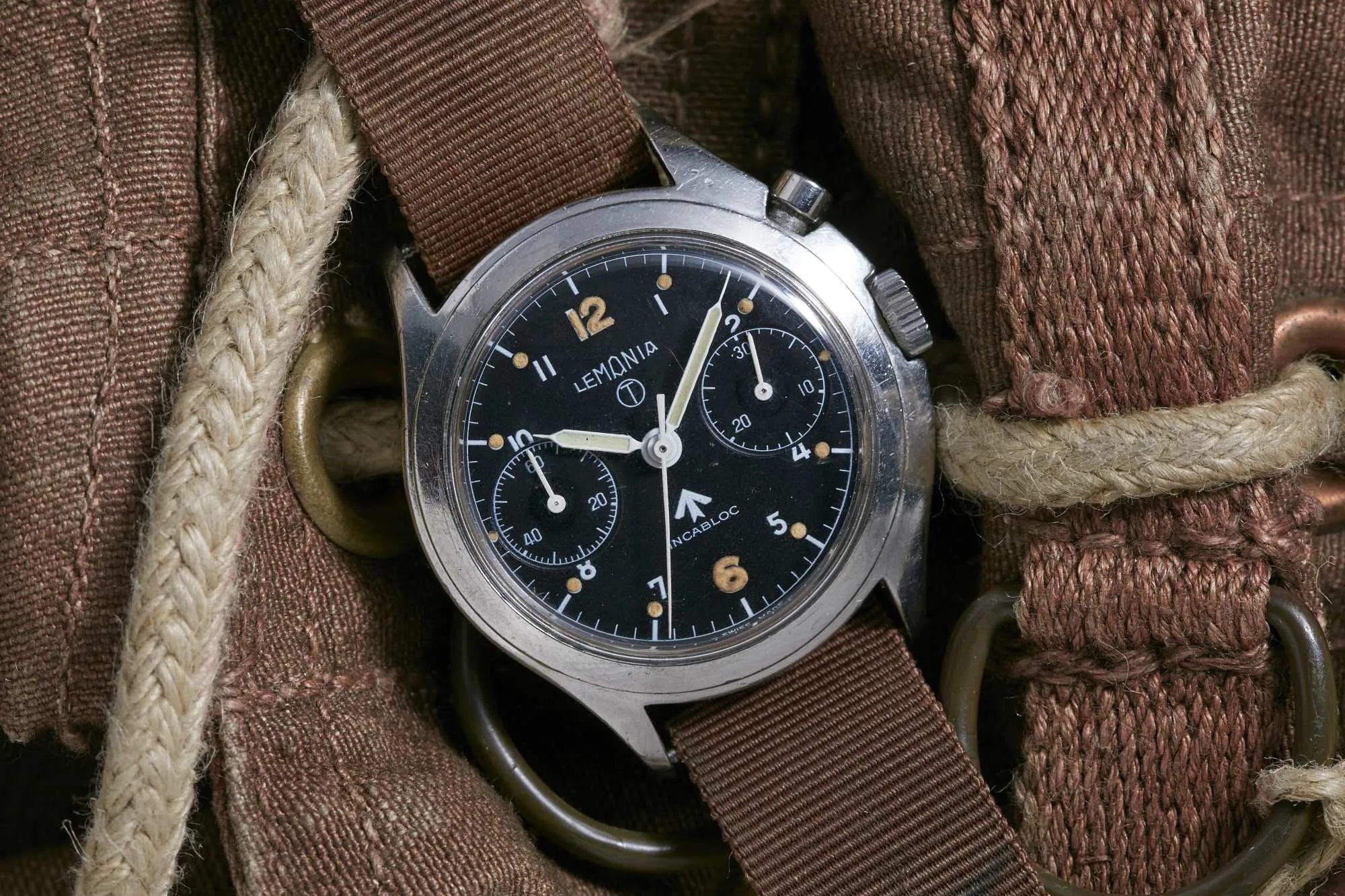 Lemania Monopusher Chronograph 6BB