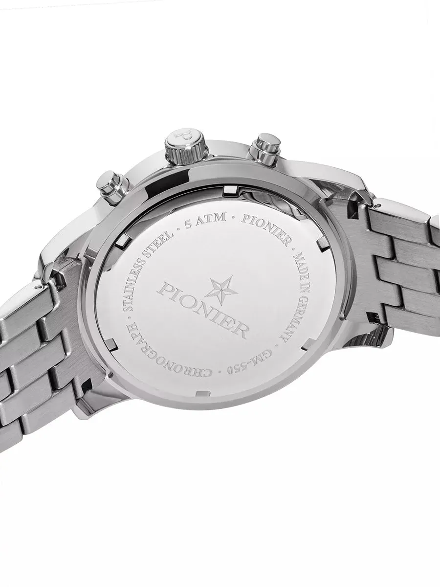 Made in Germany Chronograph - Tirona Pionier - GM-550-7 | Silver |