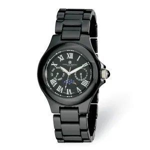 Men Charles Hubert Black Ceramic Watch