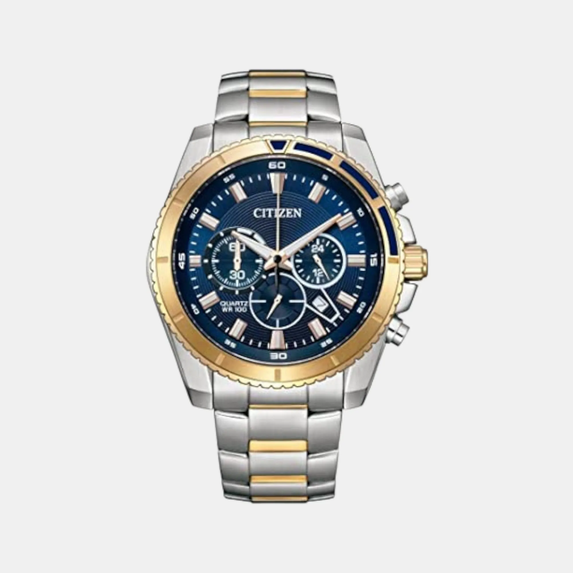 Men Stainless Steel Chronograph Watch AN8206-53L