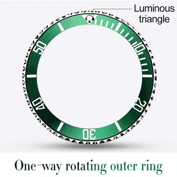 OLEVS 5885 Men Fashion Waterproof Luminous Quartz Watch(Green)