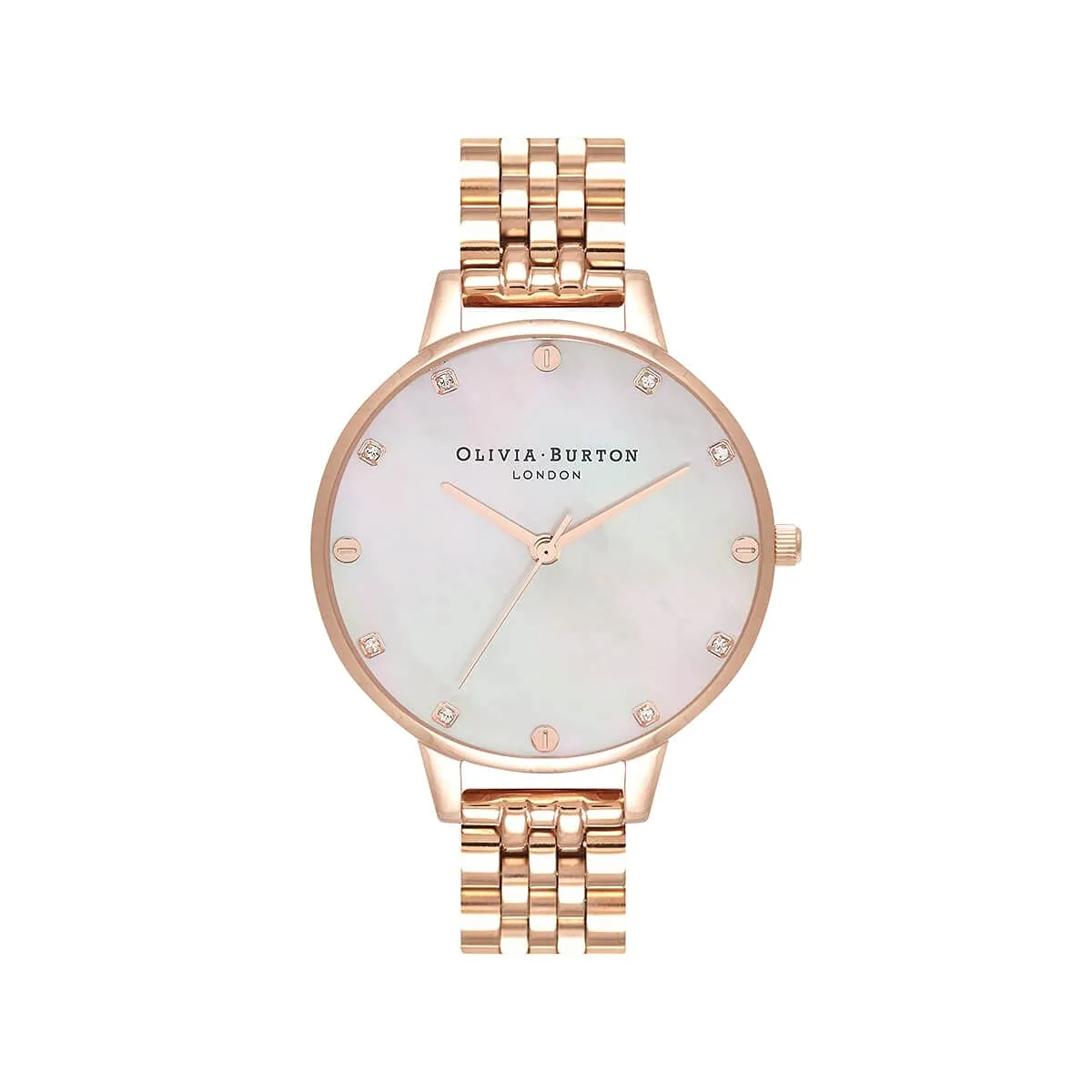 Olivia burton Classics Analog Pink Dial Women's Watch-OB16SE15