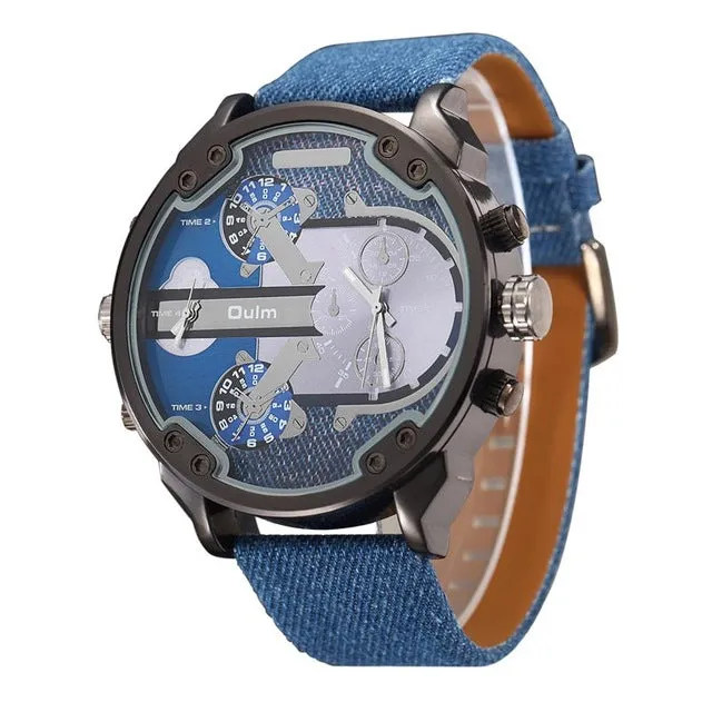 Oversized Men's Big Watch Luxury Brand Famous Unique Designer Quartz Watch Male Large Watches Men relogio masculino de luxo