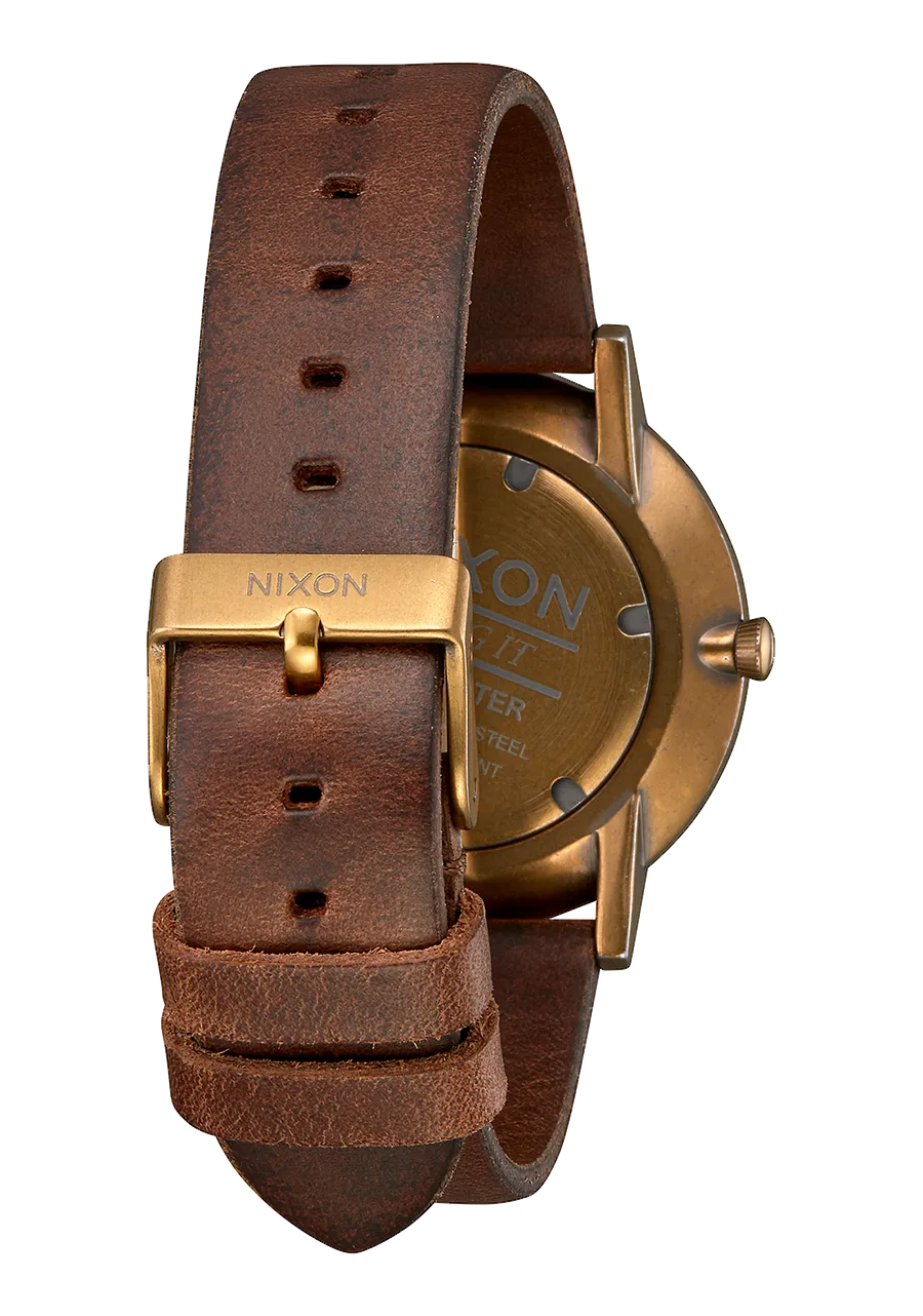 Porter Leather - Brass / Black / Brown