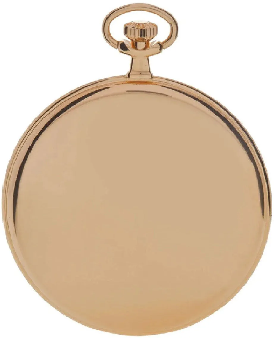 RAP Pocket Watch Slim Open Face Gold