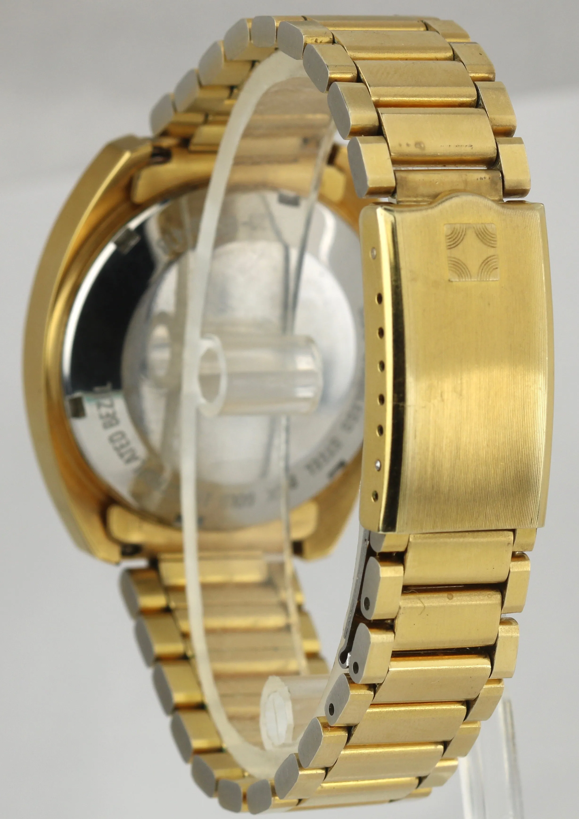 RARE VINTAGE Movado Zenith El Primero 20-0220-418 Gold Plated Chronograph