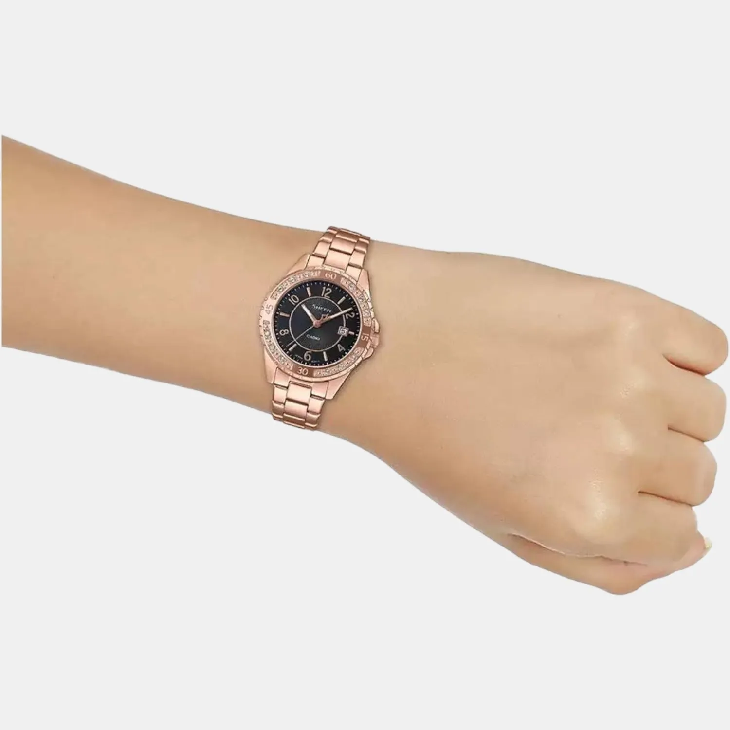 Sheen Women Analog Stainless Steel Watch SH201 - SHE-4532PG-1AUDF